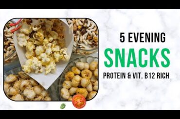Protein & Vit. B12 rich evening snacks | Healthy evening snacks | Quick and tasty namkeen  snacks