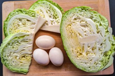 Just Add Eggs With Cabbage Its So Delicious/ Simple Breakfast Recipe/ Healthy Cheap & Tasty Snacks