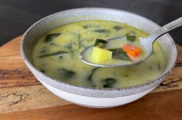 Healthy Spinach Soup Recipe - Very Easy and Delicious