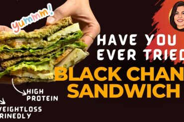 Weightloss Sandwich | Chickpeas Sandwich | High Protein & Healthy Sandwich for Weightloss