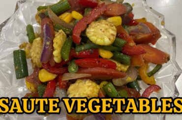 Vegetable Stir Fry |Sauteed Vegetables|Weight Loss Recipes |Healthy recipe for weight loss
