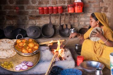 Orgenic &  Healthy Village Food  | Village Dinner Cooking | Traditional Gujarati Food