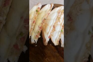 five minutes healthy sandwiches||chicken and cruchey vegetables sandwich #youtubeshorts #shorts