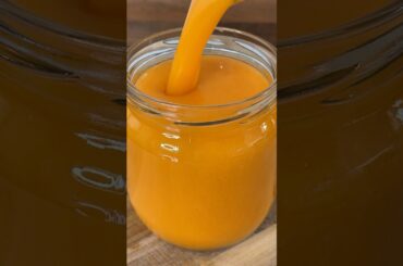 Perfect for weight loss, mix orange, green apple, ginger, lime carrot ACV #recipe
