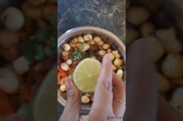 Healthy Tasty Snacks - Makhana Chaat #lotusseeds #foxnuts  #recipe #food #healthy