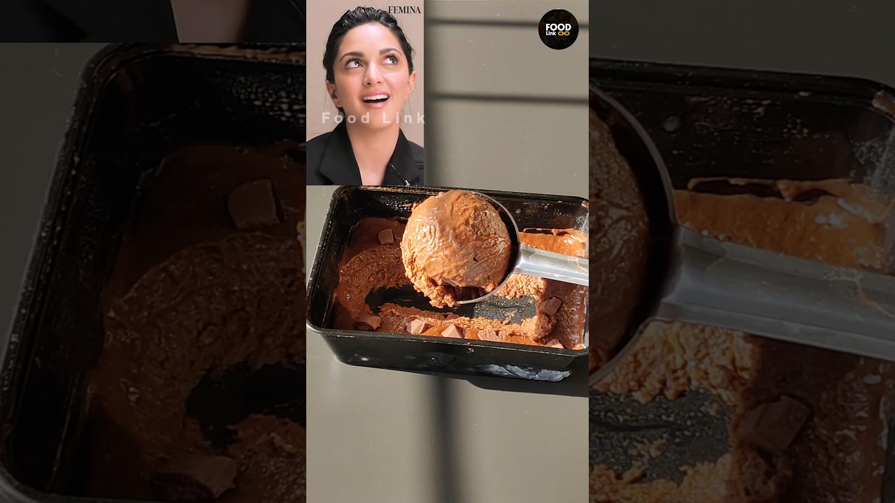 Kiara Advani’s Favourite Healthy Chocolate Icecream Recipe #shorts Kiara Advani's Favourite Healthy Chocolate Icecream Recipe #shorts