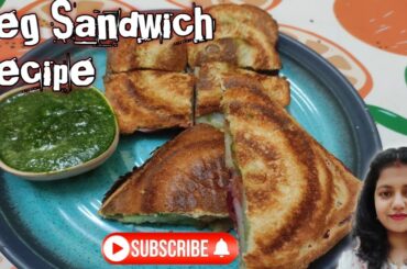 Easy & Healthy Veg Sandwich Recipe | Popular Quick Snack Ideas!