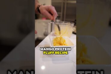 Low Calorie Mango Protein Fluff Recipe Without Xanthan Gum (2 INGREDIENTS) | LiveLeanTV