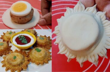 Sunflower Samosa / Samosa / Most Crispy and Healthy Snacks Recipe / Ramzan recipes / Iftar recipes