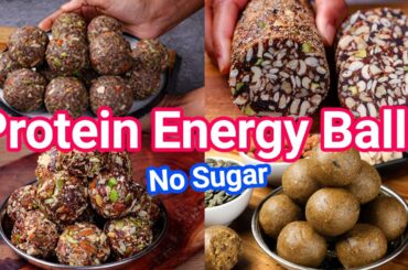 No Sugar Protein Energy Barfi & Laddu Balls - Healthy & Tasty Desserts | Protein Packed Energy Bars