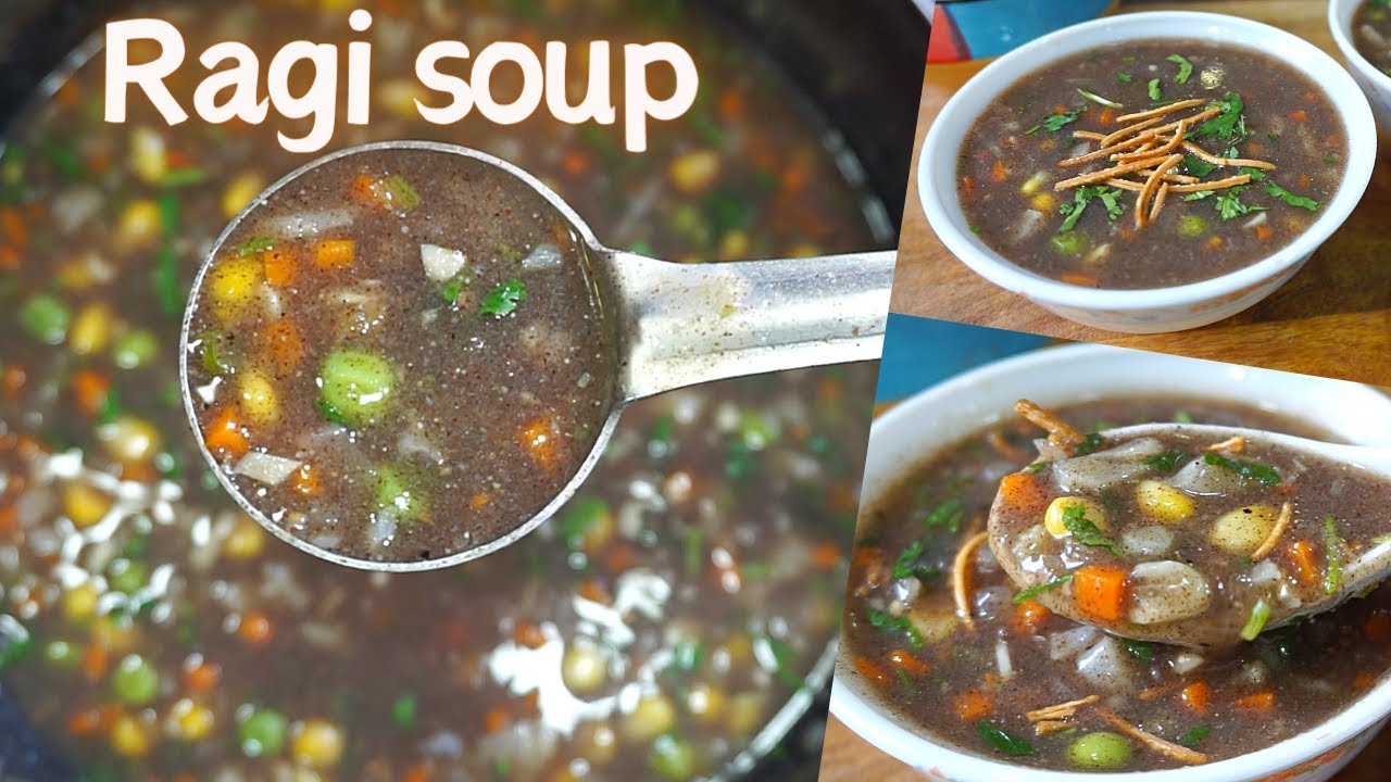 Ragi soup recipe | weight loss soup | finger millet soup | healthy calcium protein rich veg soup Ragi soup recipe | weight loss soup | finger millet soup | healthy calcium protein rich veg soup