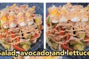 Salad, Lettuce and avocado/Healthy Salad Recipes