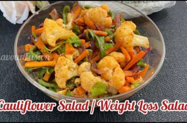 CAULIFLOWER SALAD Recipe / Weight Loss Recipe/