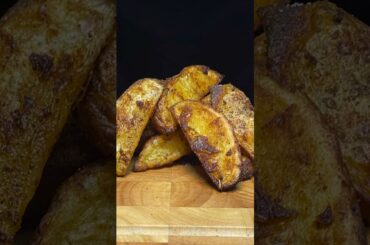 Oven Baked Potato Wedges! #ASMR #potato #potatoes #potatowedges #potatorecipe #food