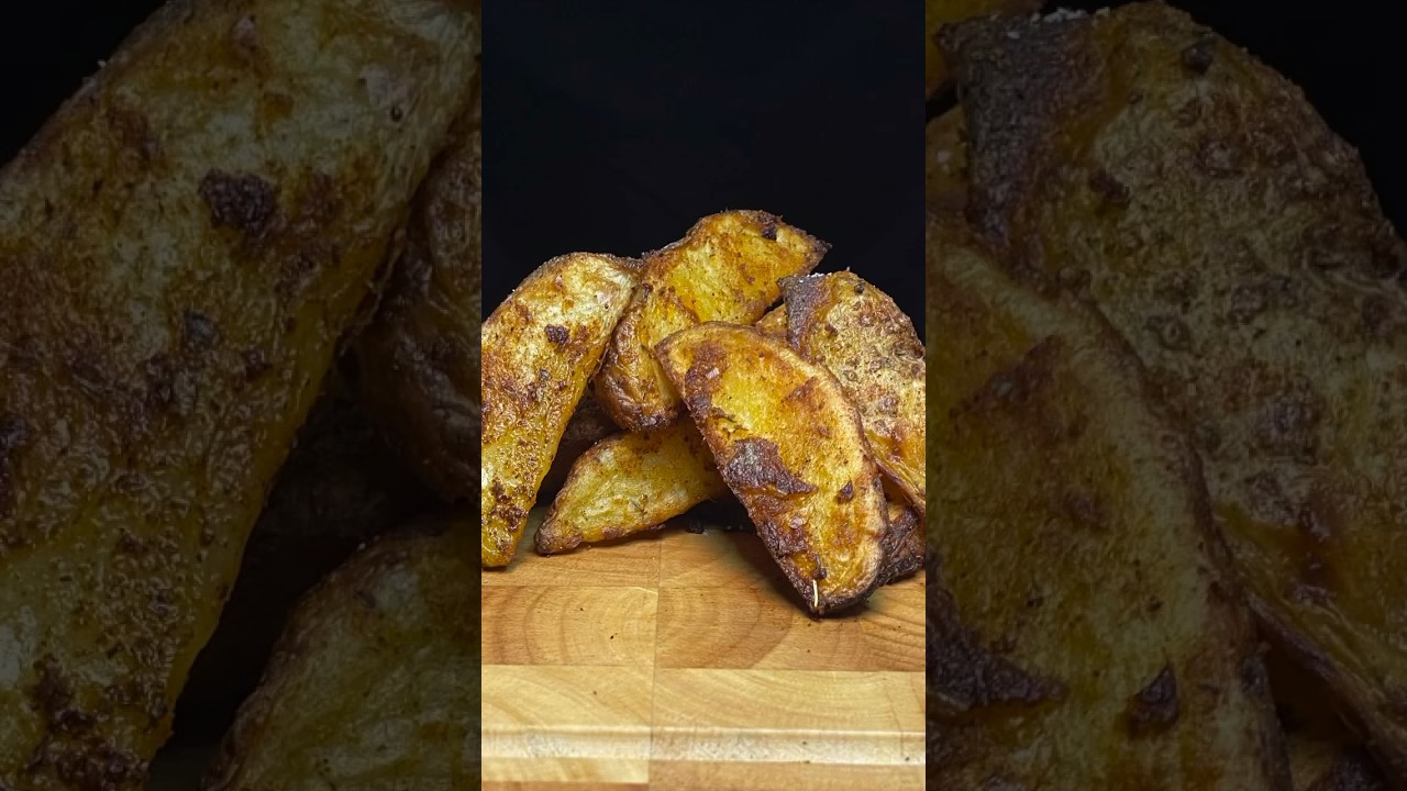 Oven Baked Potato Wedges! #ASMR #potato #potatoes #potatowedges #potatorecipe #food Oven Baked Potato Wedges! #ASMR #potato #potatoes #potatowedges #potatorecipe #food
