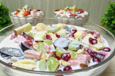 Healthy And Tasty Fruit Salad | Breakfast Recipe | Fruit Salad