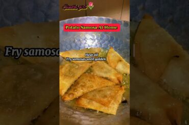Potato Samosa Recipe At Home #sindhigirl#viralrecipe#style#iftar