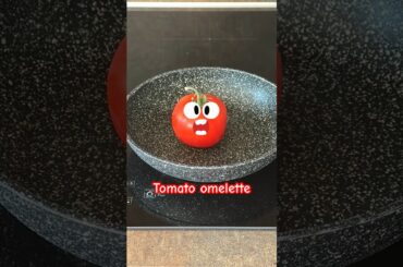 Super Easy  Tomato omelette for breakfast #shorts #omlet