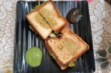 Aloo Sandwich Recipe with Special Masala  | Potato Masala Sandwich - Crispy & Healthy | Street style