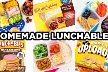 3 Homemade Lunchables (Healthy!) | Lunch Box Ideas for Kids by MOMables