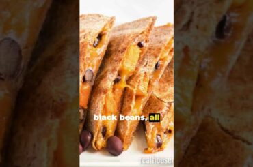 "Feeds 6+ | Under $13 | "Quick & Healthy Dinner: Sweet Potato & Black Bean Quesadilla"