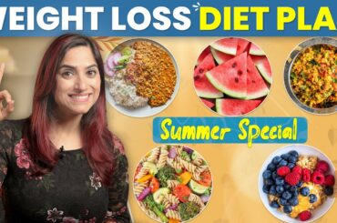 SUMMER DIET PLAN FOR WEIGHT LOSS (in Hindi) | Upto 5 Kg Fat Loss | By GunjanShouts