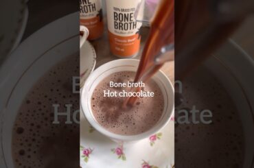 Bone broth hot chocolate! Full recipe tomatotomatoe.ca #recipe #bonebroth #healthy #health