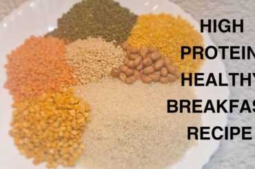 Healthy Breakfast Recipe/ Protein Rich Breakfast Recipes / How to make multigrain dosa