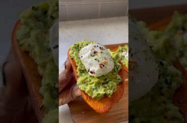 Sweet Potato Avocado Toast. #avocadotoast  #breakfastideas #glutenfree #dairyfree #healthyrecipes
