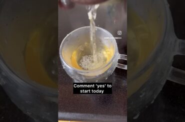 26 /45 days challenge - Morning Drink for gut health, digestion, bloating, weight loss #diet