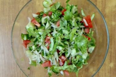 Health salad recipe | easy salad | quick salad recipe by kitchen counter