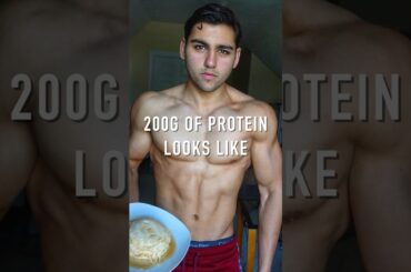 200g OF PROTEIN LOOKS LIKE
