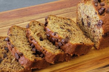 Chocolate Chip Banana Bread Recipe | How To Make Banana Bread