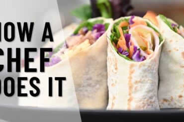 How to make filled sandwich wraps (Using a piping bag...)