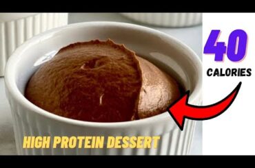 Enjoy this easy Low calorie High protein dessert of the day | Low calorie dessert