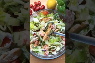 Healthy Salad for Lunch Quick Recipe  #weightlosssalad #food