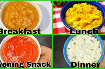 Baby Food Recipes For 1-4 Years | Baby Food Chart | Healthy Food Bites