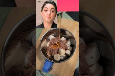 Let's try Kiara's Favourite Healthy Chocolate Icecream Recipe #shorts