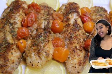 Easy Oven Baked Fish Recipe | Quick & Easy Dinner | Healthy Meal Prep