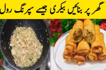Chicken Spring Rolls | Easy Chicken Spring Roll | Ramadan 2023 | Food art tricks