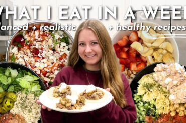 10 EASY & HEALTHY Lunch/Dinner Recipes to Cook at Home | What I Eat in a Week