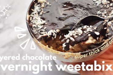 Don't want oats for breakfast? MAKE THIS CHOCOLATE WEETABIX INSTEAD!!! healthy and super creamy