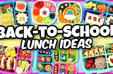 I've never seen such a COLORFUL Bunch of Lunch Ideas! | School Lunch MARATHON