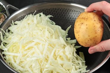 Just Add Potatoes And Cabbage It's So Delicious / Simple Dinner Recipe / Healthy and tasty dish