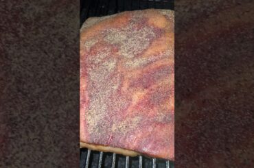 Making Bacon! Hot honey bee and maple white pepper. Traeger is in full production! #bacon #cooking