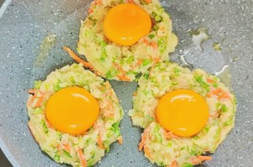 Just Add Eggs With Potatoes It's So Delicious/ Simple Healthy Breakfast Recipe/ Cheap & Tasty Snacks