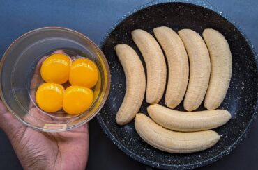 Just Add Eggs With Bananas Its So Delicious/ Simple Breakfast Recipe/ Healthy Cheap & Tasty Snacks