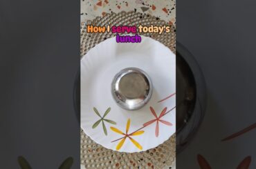 today's healthy lunch thali #shortsfeed #ytshorts #lunch