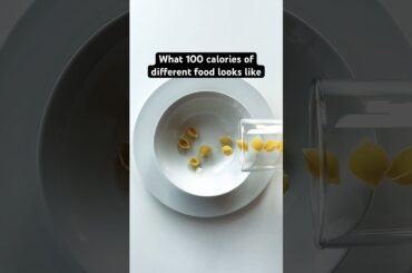 What 100 calories looks like! #calories #food #caloriedeficit #weightloss #fatloss #healthy #fitness