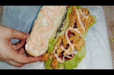 CHICKEN SUBWAY SANDWICH RECIPE | SUBWAY CHICKEN BURGER RECIPE | RAMZAN RECIPES | IFTAR RECIPE